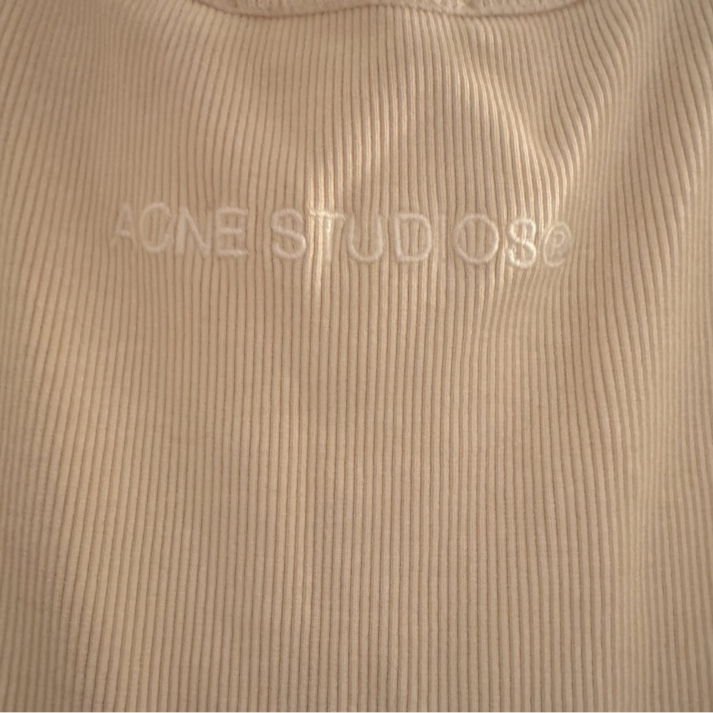 Acne Studios Ribbed Tank Top - Picture 4 of 8